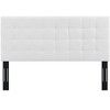 Modway Paisley Tufted Full / Queen Upholstered Linen Fabric Headboard -  Three Mounting Position Heights  - Fabric+20kg/m3 density foam, Frame is MDF - 3 of 4