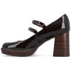 Journee Collection Womens Shasta Mid Heel Square Toe Pumps - 2 of 4