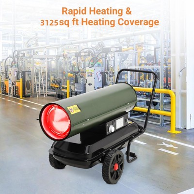 Garvee 125,000 BTU Forced Air Diesel Heater £¬ Thermostat Temperature Control, Portable for Outside, Jobsite, Garage and Construction Sites