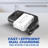 Snow Joe 24 Volt IONMAX Dual Port Quick Charge Docking Station Charger for IONMAX 24 Volt Lithium Ion Batteries, Full Charge in 2.5 Hours, Black - 3 of 4