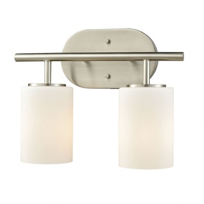 Elk Home Pemlico 2 - Light Vanity in  Satin Nickel