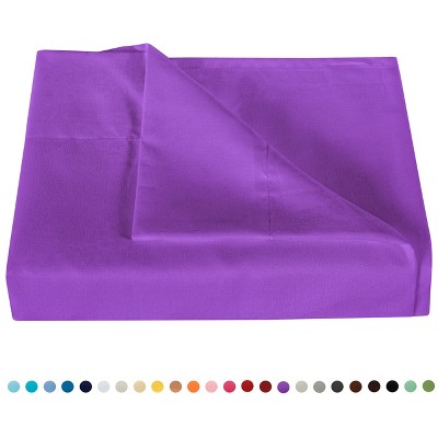 Brushed Microfiber Flat Sheet Only, Super Soft Hotel Quality Top Sheet - NTBAY