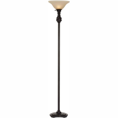 Traditional Torchiere Floor Lamp, Glass Shade For Torchiere Floor Lamp