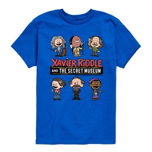 Boys' - Xavier Riddle and the Secret Museum - Historical Grid Short Sleeve Graphic T-Shirt - 1 of 4