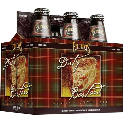 Founders Dirty Bastard Scotch Style Ale Beer - 6pk/12 fl oz Bottles