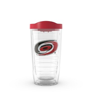 NHL Carolina Hurricanes 16oz Primary Logo Classic Tumbler - 1 of 4