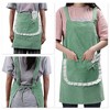 Unique Bargains H Shoulder Corduroy Apron 1 Pc - 2 of 4