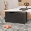 Wooden Toy Storage Chest with Safety Hinge, Kids' Storage Bench for Bedroom, Playroom, Living Room, Toddlers' Toy Organizer Box, 31.5"x13"x16.7" - 2 of 4