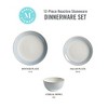 Martha Stewart Perry Street 12-Piece Reactive Stoneware Dinnerware Set - image 4 of 4