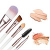 Unique Bargains Travel Makeup Brush Set Eyeshadow Brush Concealer Blusher Brush Faux Fiber 20Pcs - 4 of 4