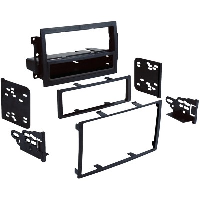 Metra® Single- or Double-DIN ISO Installation Multi Kit for Vehicles with Factory Navigation for 2005 through 2008 Chrysler®/Dodge®/Jeep® in Black