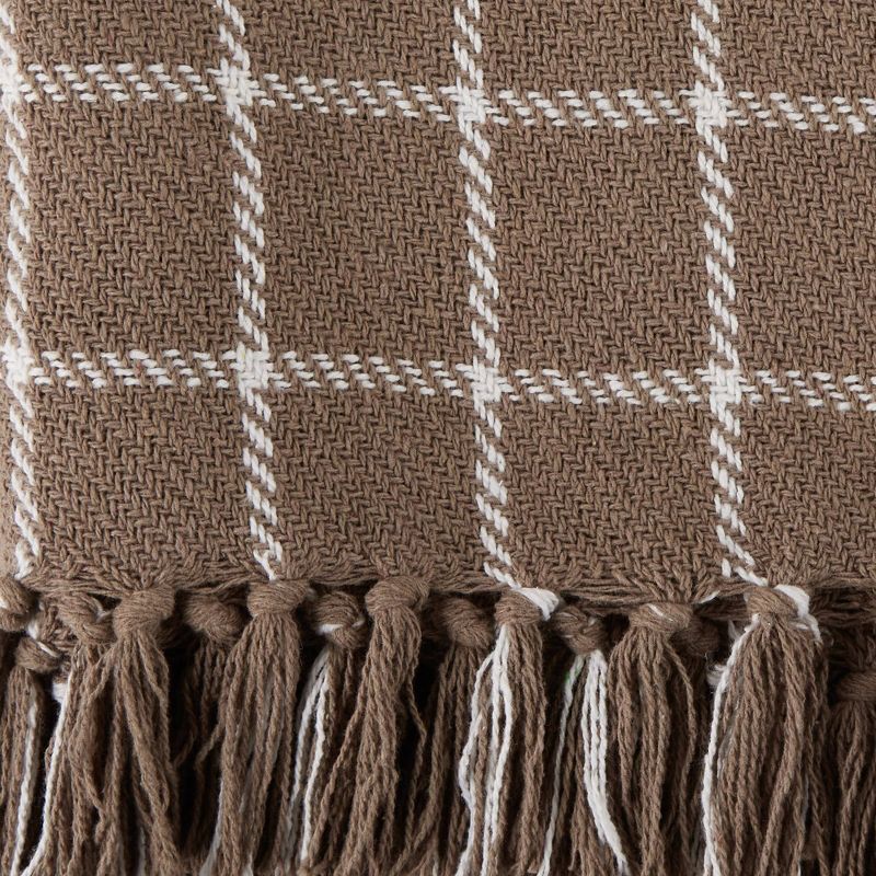 50"x60" Checked Plaid Throw Blanket - Design Imports, 3 of 7