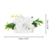 Unique Bargains Women's Styling Simulated Flowers Hair Clip Comb 1 Pc - 2 of 4