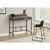 Monarch Specialties Computer Desk Home Office Standing Storage Shelves 48InchL Work Laptop Metal Laminate Brown Black Contemporary Modern - 2 of 4