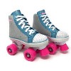 Chicago Skates Fashion Kids' Quad Roller Skate - Blue/Silver - 2 of 4