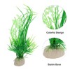 Unique Bargains Fish Tank Aquarium Decorations Plastic Plants 5.12" - 3 of 4