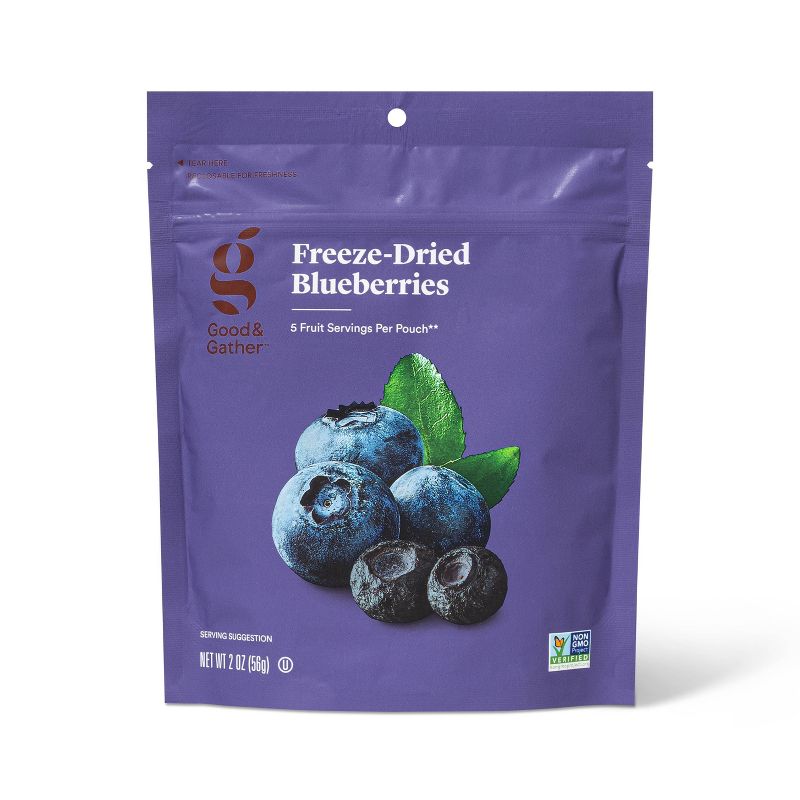 Freeze Dried Blueberries - 2oz - Good & Gather&#8482;, 1 of 5