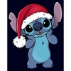 Juniors Womens Lilo & Stitch Santa Surprise T-Shirt - 2 of 4