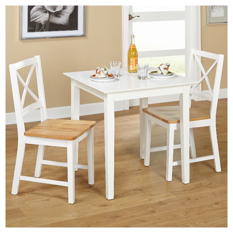 3pc Cross Back Dining Set  - Buylateral, 3 of 6