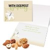 Nut Cravings Sympathy Gift Basket Premium Nuts in Wooden Tray, Healthy Kosher Snack Tray (12 Assortments) - 2 of 4
