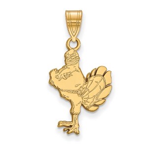 Black Bow Jewelry 14k Yellow Gold Virginia Tech Hokies NCAA Large Pendant - 1 of 3