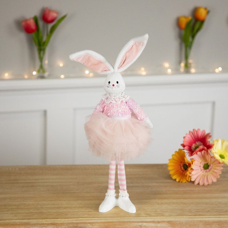Northlight Ballerina Bunny Standing Easter Figure - 15" - Pink and White, 2 of 6