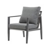BEAFUP Aluminum Lounge Chair with Sleek Rope Accents and Comfortable Cushions, Perfect for Modern Outdoor and Indoor Spaces - 4 of 4
