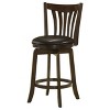 Coaster Home Furnishings Lambert Counter Height Swivel Bar Stool with Upholstered Seat Dark Cherry - 2 of 4