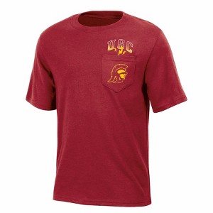 NCAA USC Trojans Boys' Pocket T-Shirt - 1 of 3