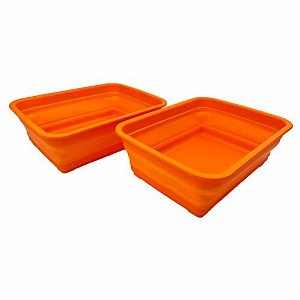 SAMMART 8L (2.1 Gallon) Set of 2 Collapsible Tub - Foldable Dish Tub - 1 of 4