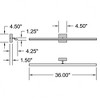 Access Lighting Float 1 - Light Vanity in  Matte Black - 4 of 4
