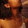 14K Gold Cross Pendant Necklace for Women – Adjustable Dainty Chain, Faith Jewelry - 2 of 4