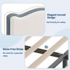 Upholstered Bed Frame for Kids with Storage Drawer and Scallop Headboard, No Box Spring Needed - 4 of 4