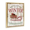 Stupell Industries Rustic Winter Wonderland Sleigh, 17" x 21" - 3 of 4