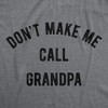 Baby Bodysuit Dont Make Me Call Grandpa Jumper Funny Saying Hilarious Shirt - Crazy Dog Baby Bodysuit - 2 of 4