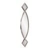 Howard Elliott 38"x10" Oval Wall Mirror with Mirrored Diamond Shaped Adornments: Modern Style, Metal Frame, No Assembly Required - 3 of 4