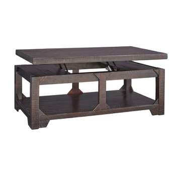 Alymere Coffee Table With Lift Top Rustic Brown - Signature Design
