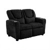 Home Imports Emporium Kids Deluxe Recliner Loveseat with Cupholders, Chenille Fabric - 4 of 4