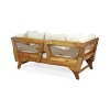 Serene Outdoor Acacia Wood Expandable Daybed with Cushions - Teak/Beige/Khaki - Christopher Knight Home: UV & Water-Resistant Patio Furniture - 4 of 4