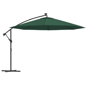 vidaXL Cantilever Garden Parasol Green Polyester and Steel Large - 1 of 4