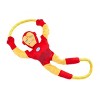 ZippyPaws RopeTugz Dog Toy, Durable Rope for Tugging and Chewing, Plush Body with Squeaker, Marvel Iron Man - 4 of 4