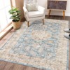 Non Slip Machine Washable Rugs 9x12 Area Rugs for Living Room Bedroom Soft Vintage Rugs Low Pile Large Carpet - 3 of 4