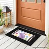 Briarwood Lane Easter Checkered Spring Bunny Mini Mat 22x10 Indoor Outdoor For Easter Doormat - 2 of 2