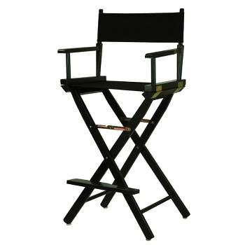 Bar-Height Director's Chair - Black Frame