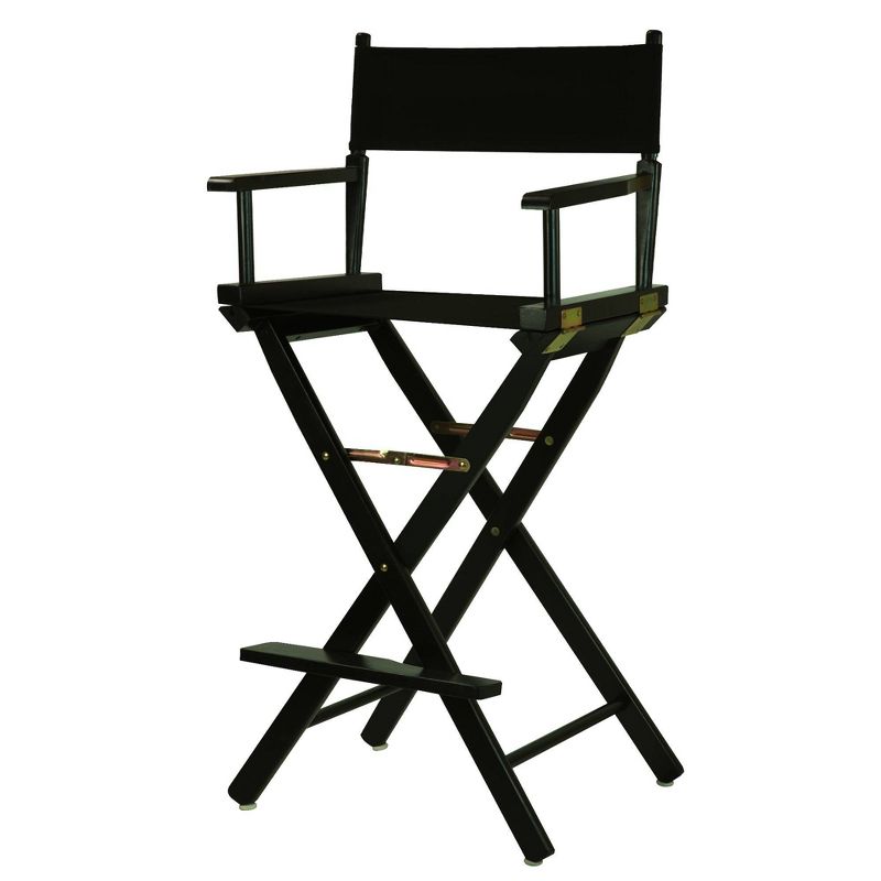 Bar&#45;Height Director&#39;s Chair &#45; Black Frame, 1 of 7