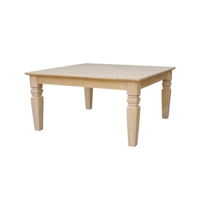 Java Square Coffee Table Wood/Tan - International Concepts