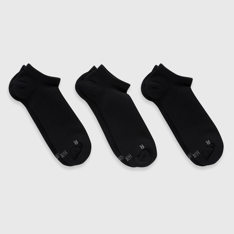 Hanes Premium Men's Nylon Performance No Show Socks 3pk - 6-12, 3 of 5