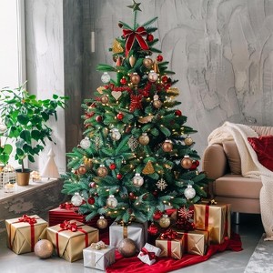 30 Pcs Christmas Ball Ornaments, 2.36 Inch/6 Cm Christmas Balls, Decorative Baubles, Shatterproof Christmas Tree Ball for Holiday Party Decoration - 1 of 4