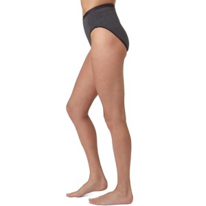 Memoi Ladies Combed Cotton Basic Brief Underwear 3-Pack - 1 of 4