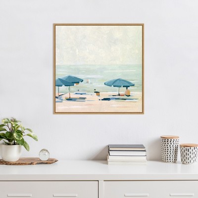 Sylvie Maple Framed Coastal Landscape Canvas Print, 22 x 22 Inches